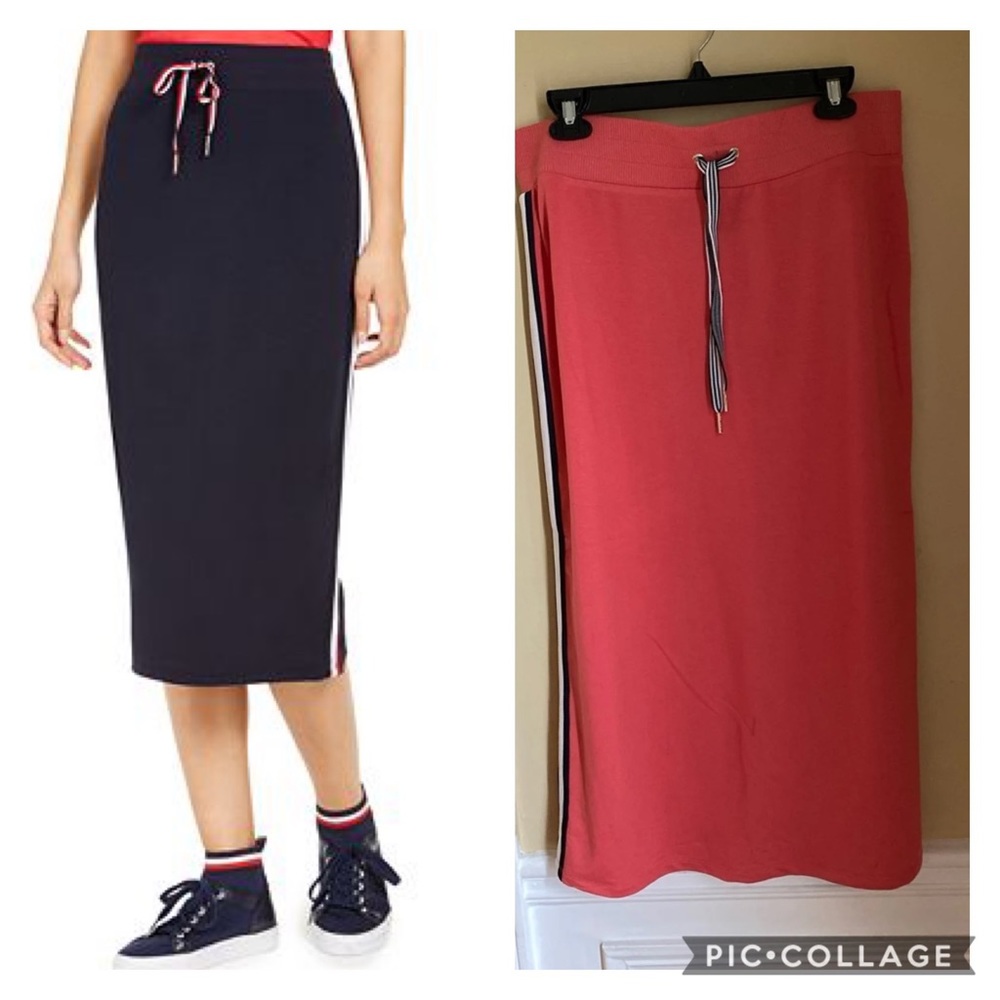 Tommy Hilfiger side stripe skirt
